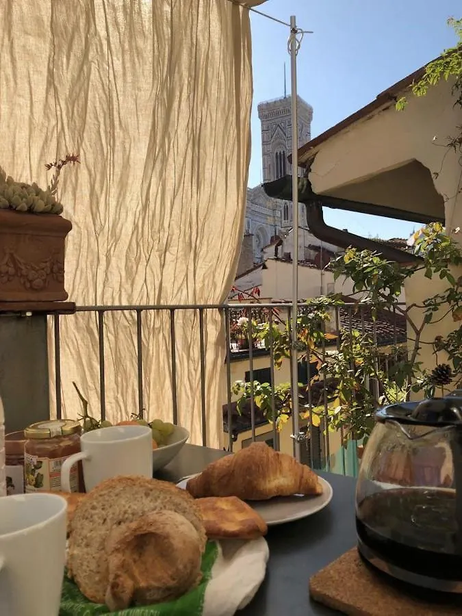 Apartment In Centre Of Florence, Balcony And Terrace With Amazing View